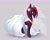 Size: 2471x2000 | Tagged: safe, artist:28gooddays, fizzlepop berrytwist, tempest shadow, pony, unicorn, g4, alternate hairstyle, aside glance, beige background, bride, broken horn, clothes, dress, eye scar, facial scar, female, flower, flowing mane, high res, horn, looking at you, mare, pretty pretty tempest, scar, simple background, smiling, solo, standing, three quarter view, wedding dress, wedding veil