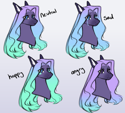 Size: 1100x1000 | Tagged: safe, artist:purplegrim40, oc, oc only, earth pony, pony, bust, crying, earth pony oc, expressions, female, mare