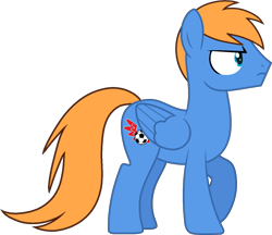 Size: 1546x1336 | Tagged: safe, artist:katnekobase, artist:muhammad yunus, oc, oc only, oc:rozyfly, pegasus, pony, angry, annoyed, base used, male, pegasus oc, simple background, solo, stallion, transparent background, unamused