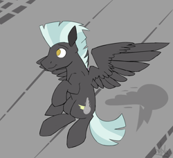 Size: 1280x1168 | Tagged: safe, artist:cottonsulk, thunderlane, pegasus, pony, g4, male, solo, stallion