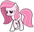 Size: 524x500 | Tagged: safe, artist:muhammad yunus, oc, oc only, oc:annisa trihapsari, earth pony, pony, earth pony oc, female, heart, heart eyes, heart mark, long mane, mare, not pinkamena, pink body, pink eyes, pink mane, redesign, simple background, smiling, smirk, solo, transparent background, wingding eyes