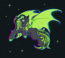 Size: 2250x2006 | Tagged: safe, artist:reminati_27, oc, oc:noctem dieva, bat pony, bat pony oc, female, high res, jewelry, necklace, solo