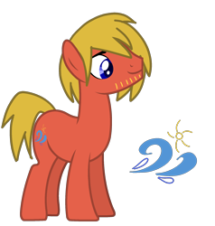 Size: 1860x1951 | Tagged: safe, artist:muhammad yunus, artist:ponkus, oc, oc:alex yadav, earth pony, pony, base used, cutie mark, male, simple background, smiling, solo, stallion, transparent background