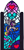 Size: 1663x3468 | Tagged: safe, alternate version, artist:malte279, princess cadance, alicorn, pony, g4, cardboard, craft, stained glass, transparent paper