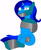 Size: 5263x6497 | Tagged: safe, artist:cardshark777, oc, oc only, oc:amberlue, pony, unicorn, arm behind back, bondage, covered cutie mark, digital art, duct tape, female, gag, helpless, hooves behind back, horn, horn ring, kidnapped, looking at you, mare, ring, simple background, solo, tail, tape, tape bondage, tape gag, two toned coat, two toned mane, two toned tail, white background