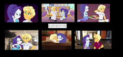 Size: 2840x1314 | Tagged: safe, artist:yungstuff, ragamuffin (g4), rarity, human, equestria girls, g4, collage, female, holiday, male, rarimuffin, shipping, straight, valentine's day