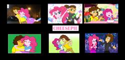 Size: 2648x1266 | Tagged: safe, artist:theretroart88, artist:yungstuff, edit, cheese sandwich, pinkie pie, human, equestria girls, g4, collage, female, holiday, male, ship:cheesepie, shipping, straight, valentine's day