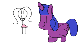 Size: 1152x648 | Tagged: safe, twilight sparkle, alicorn, pony, g4, 1000 hours in ms paint, emily, quality, simple background, stick figure, twilight sparkle (alicorn), white background
