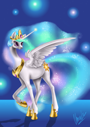 Size: 2480x3508 | Tagged: safe, artist:meepstro, princess celestia, alicorn, pony, g4, female, high res, solo