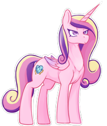 Size: 1966x2319 | Tagged: safe, artist:wild-thunder06, princess cadance, alicorn, pony, g4, female, mare, muscles, muscular female, simple background, solo, transparent background