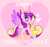 Size: 1822x1710 | Tagged: safe, artist:yokokinawa, princess cadance, alicorn, pony, g4, arrow, bow (weapon), chibi, female, floating heart, heart, heart eyes, holiday, mare, valentine's day, white pupils, wingding eyes