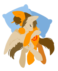 Size: 900x1100 | Tagged: safe, artist:sinclair2013, oc, oc only, oc:sinclair, oc:straight shot, pegasus, pony, unicorn, butt, cuddling, duo, eyes closed, gay, male, pillow, plot, shipping, simple background, stallion, transparent background