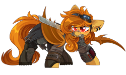 Size: 3357x2000 | Tagged: safe, artist:star-theft, oc, oc only, oc:pumpkin spice, bat pony, pony, fallout equestria, bat pony oc, high res, simple background, solo, transparent background