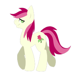 Size: 1200x1200 | Tagged: safe, artist:sinclair2013, roseluck, earth pony, pony, g4, female, mare, simple background, solo, transparent background