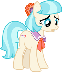 Size: 3000x3482 | Tagged: safe, artist:cloudy glow, coco pommel, earth pony, pony, g4, made in manehattan, .ai available, female, high res, mare, simple background, solo, transparent background, vector