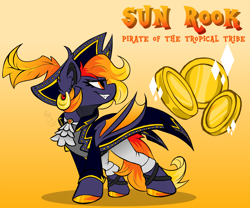 Size: 1800x1500 | Tagged: safe, artist:starcasteclipse, oc, oc only, oc:sunrook, pony, female, gradient background, solo