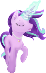 Size: 708x1129 | Tagged: dead source, safe, artist:theshadowstone, starlight glimmer, pony, unicorn, g4, alternate hairstyle, alternate tailstyle, colored eyebrows, eyes closed, female, focus, focused, glowing, glowing horn, highlights, horn, jewelry, lidded eyes, magic, magic aura, mare, movie accurate, necklace, open mouth, pendant, pose, raised hoof, raised leg, shading, simple background, solo, starlight glimmer's cutie mark, style emulation, tail, telekinesis, translucent, transparent background, trotting, vector, walking, windswept hair, windswept mane, windswept tail