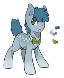 Size: 678x822 | Tagged: safe, artist:sinclair2013, oc, oc only, oc:wallflower, earth pony, pony, bowtie, male, nudity, sheath, simple background, solo, stallion, white background