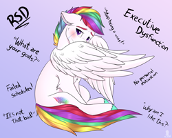 Size: 2500x2000 | Tagged: safe, artist:monsoonvisionz, oc, oc only, pegasus, pony, gradient background, high res, solo