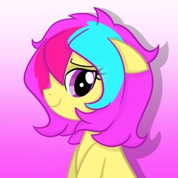 Size: 2048x2048 | Tagged: artist needed, safe, oc, oc only, oc:cuihua, earth pony, pony, female, gradient background, high res, looking at you, solo