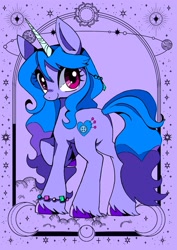 Size: 1075x1518 | Tagged: safe, artist:stacy_165cut, izzy moonbow, pony, unicorn, g5, butt, plot, rear view, smiling, solo