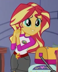 Size: 487x602 | Tagged: safe, sunset shimmer, human, equestria girls, g4, my little pony equestria girls: legend of everfree, beautiful, cropped, cute, hands together, happy birthday