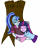 Size: 3000x3924 | Tagged: safe, artist:horroraceman93, sonata dusk, twilight sparkle, human, equestria girls, g4, duo, female, femslash february, high res, lesbian, ship:twinata, shipping, simple background, sleeping, transparent background, tree