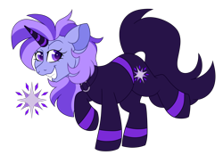 Size: 5712x3976 | Tagged: safe, artist:crazysketch101, oc, oc only, oc:prima andromeda, pony, unicorn, clothes, simple background, solo, transparent background