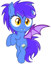 Size: 2760x3510 | Tagged: safe, artist:strategypony, oc, oc only, oc:evening lily, bat pony, pony, bat pony oc, bat wings, cute, female, filly, flying, foal, high res, looking at you, messy mane, simple background, solo, transparent background, wings