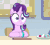 Size: 640x578 | Tagged: safe, screencap, starlight glimmer, pony, g4, season 9, student counsel, animated, cheek squish, cropped, cute, expressions, faic, glimmerbetes, solo, squishy cheeks, starlight glimmer is best facemaker, starlight's office, talking