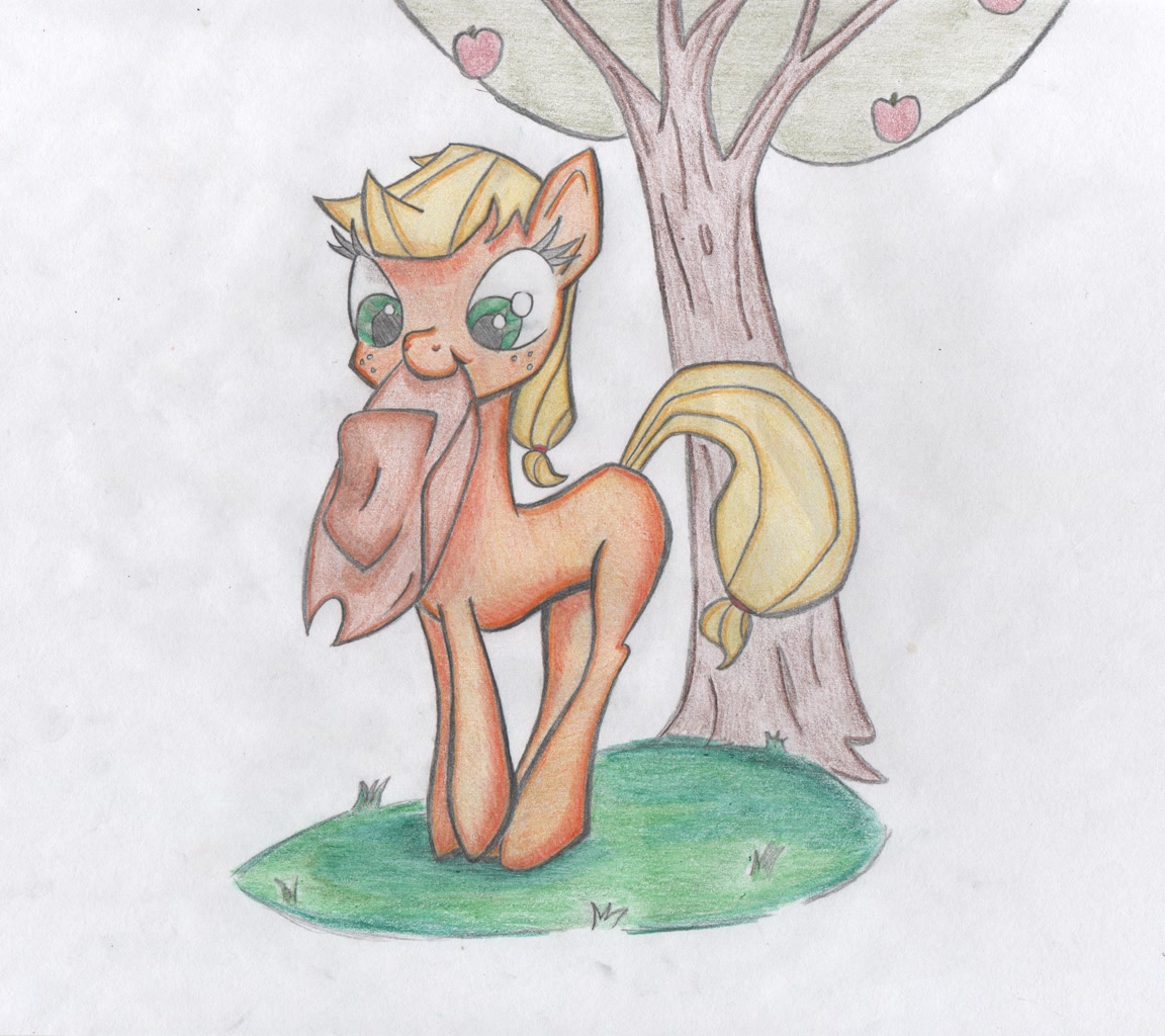 #3048531 - safe, artist:the-post-script, applejack, earth pony, pony ...