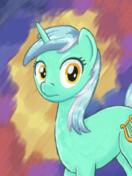 Size: 1500x2000 | Tagged: safe, artist:jusussi, lyra heartstrings, pony, unicorn, g4, background pony, simple background