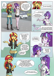 Size: 1400x1980 | Tagged: safe, artist:mlp-cam, artist:vyazinrei, starlight glimmer, sunset shimmer, human, comic:equestria girls curse and madness, equestria girls, g4, comic, dialogue, female, speech bubble