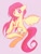 Size: 2480x3293 | Tagged: safe, artist:solid shrimp, fluttershy, pegasus, pony, g4, blushing, female, flying, high res, limited palette, looking at you, mare, simple background, smiling, smiling at you, solo, spread wings, wings