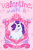 Size: 1248x1920 | Tagged: safe, artist:suippumato, rarity, pony, unicorn, g4, female, heart, hoers, mare, pink background, remake, simple background, solo, text, valentine you're a horse, valentine's day card