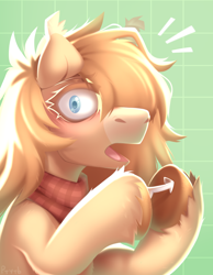 Size: 1620x2084 | Tagged: safe, artist:rtootb, oc, oc only, bat pony, pony, cute, cute little fangs, digital art, ear fluff, embarrassed, fake fangs, fangs, female, fluffy, looking at you, mare, simple background, solo, teeth