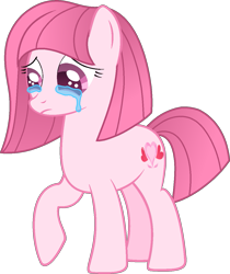 Size: 1063x1265 | Tagged: safe, artist:muhammad yunus, artist:therockinstallion, oc, oc:annisa trihapsari, earth pony, pony, base used, crying, despair, earth pony oc, female, looking down, mare, sad, simple background, solo, transparent background