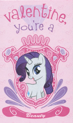 Size: 753x1272 | Tagged: safe, rarity, pony, g4, holiday, valentine's day, valentine's day card