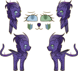 Size: 4322x3933 | Tagged: safe, artist:thecommandermiky, oc, oc only, oc:miky command, cheetah, hybrid, pegasus, pony, cat tail, female, mare, new design, outline, paws, pegasus oc, reference sheet, simple background, solo, tail, transparent background, wings