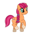 Size: 550x550 | Tagged: safe, artist:pumpkinpetalpie, sunny starscout, earth pony, pony, g5, cute, female, simple background, solo, sunnybetes, transparent background