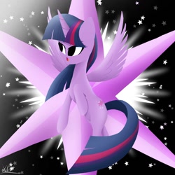 Size: 1024x1024 | Tagged: safe, artist:xlist276, twilight sparkle, alicorn, pony, g4, female, solo, twilight sparkle (alicorn)