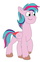 Size: 854x1324 | Tagged: safe, artist:westrail642fan, edit, edited screencap, screencap, oc, oc only, oc:zephyr blitz, pegasus, pony, g5, my little pony: tell your tale, the game is ahoof, spoiler:g5, spoiler:my little pony: tell your tale, spoiler:tyts01e12, colored wings, male, pegasus oc, simple background, stallion, style emulation, transparent background, unshorn fetlocks, wings