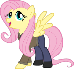 Size: 2844x2625 | Tagged: safe, artist:edy_january, edit, vector edit, fluttershy, pegasus, pony, g4, boots, clothes, girls und panzer, high res, jacket, link in description, long pants, marine, marines, military, military uniform, moscow, pants, russian, saunders, sgt. fluttershy, shoes, simple background, soldier, solo, transparent background, uniform, vector