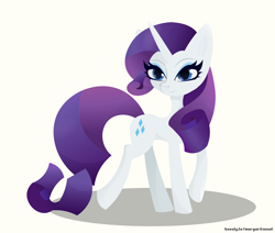 Size: 2600x2200 | Tagged: safe, artist:margaritaenot, rarity, pony, unicorn, g4, high res, simple background, solo, white background
