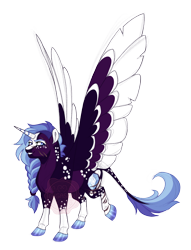 Size: 2900x3800 | Tagged: safe, artist:gigason, oc, oc only, oc:night armor, alicorn, pony, colored wings, high res, male, simple background, solo, stallion, transparent background, two toned wings, wings