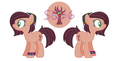 Size: 1024x502 | Tagged: safe, artist:silvercloud36, oc, oc only, oc:cedar, earth pony, pony, cutie mark, earth pony oc, female, mare, offspring, parent:filthy rich, parent:gloriosa daisy, reference, simple background, solo, transparent background