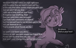 Size: 1135x718 | Tagged: safe, anonymous artist, pipp petals, pegasus, pony, series:anorexic sunny, g5, female, mare, offscreen character, solo