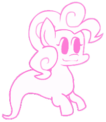 Size: 238x274 | Tagged: safe, artist:rainbrony, edit, editor:pagiepoppie12345, pinkie pie, earth pony, ghost, ghost pony, pony, undead, fanfic:bittersweet, g4, female, friday night funkin', funkin' is magic, mare, simple background, smiling, story included, transparent background