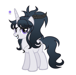 Size: 3061x3049 | Tagged: safe, artist:darbypop1, oc, oc only, oc:raven, pony, unicorn, female, high res, mare, simple background, solo, transparent background