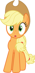 Size: 3000x6251 | Tagged: safe, artist:cloudy glow, applejack, g4, school daze, .ai available, simple background, solo, transparent background, vector